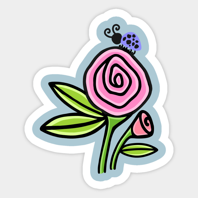 Rose Sticker by Charmycraft